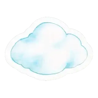 cloud sticker
