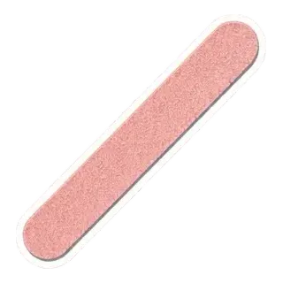 blush pink nail file sticker