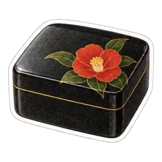 camellia lacquer bento sticker