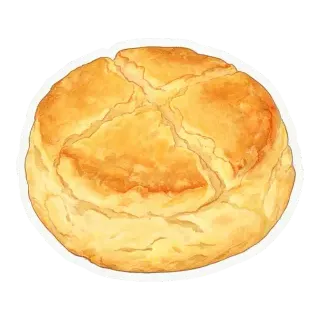 golden biscuit sticker