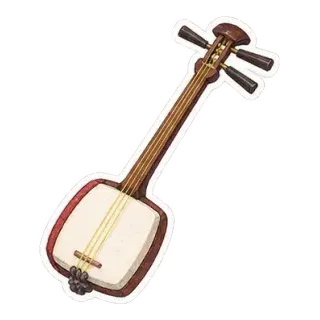 mini shamisen sticker