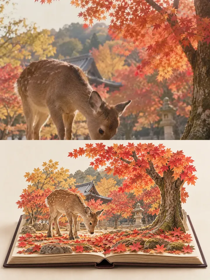 Pop-up book · Photo and book